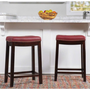 Saddle Red : Ghế Quầy Bar , Đảo Bếp - H74cm